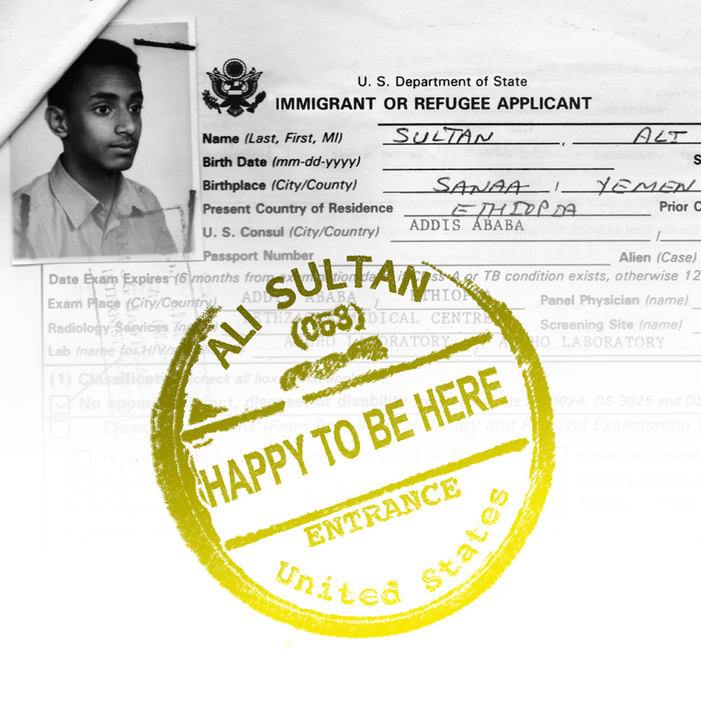 Ali Sultan first comedy album titled Happy to Be Here.